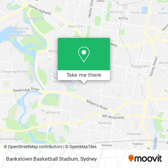 Bankstown Basketball Stadium map
