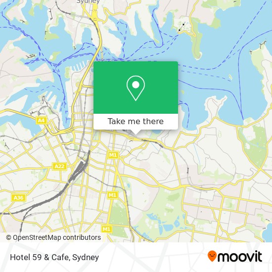 Hotel 59 & Cafe map