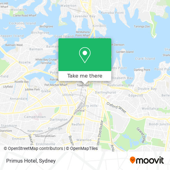 Primus Hotel map