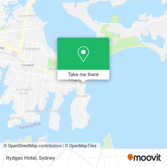 Rydges Hotel map