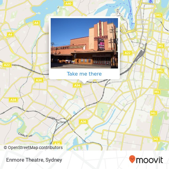 Enmore Theatre map