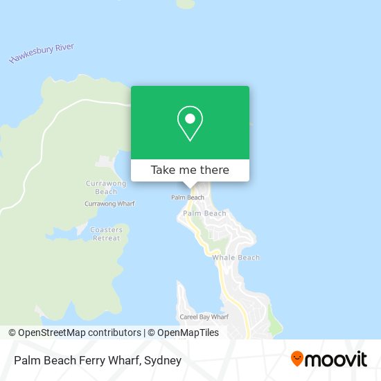 Palm Beach Ferry Wharf map
