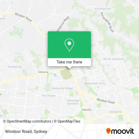 Windsor Road map