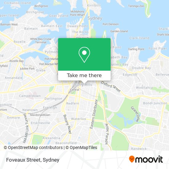 Foveaux Street map