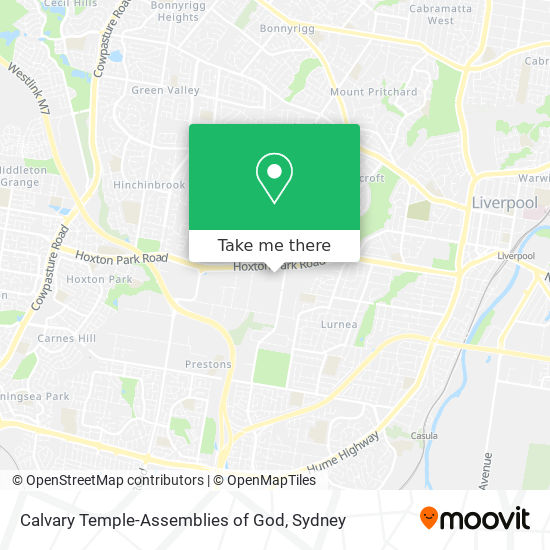 Calvary Temple-Assemblies of God map