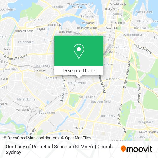 Our Lady of Perpetual Succour (St Mary's) Church map