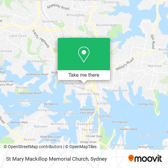 St Mary Mackillop Memorial Church map