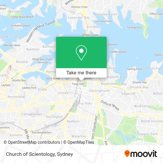 Scientologist Map How to Get to Church of Scientology in Sydney by Bus, Metro, Train or ...
