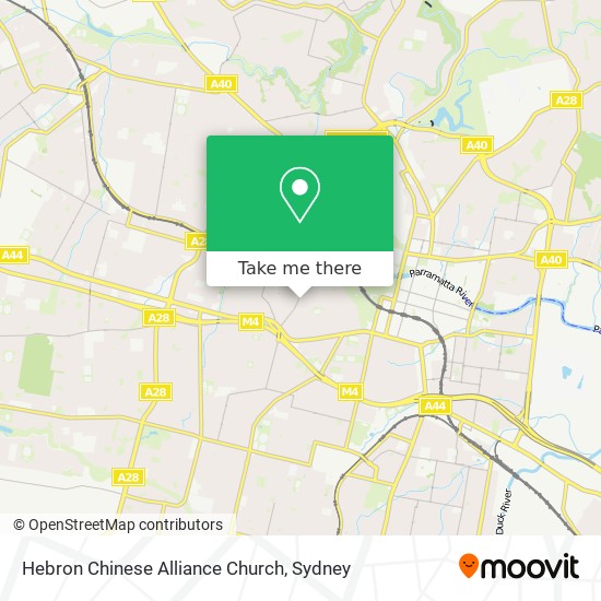 Hebron Chinese Alliance Church map