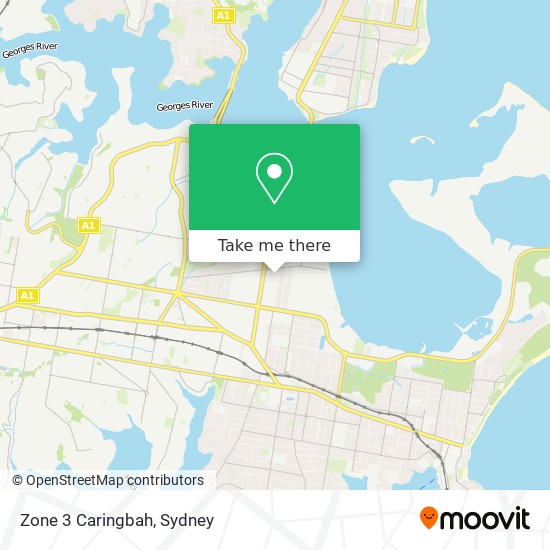 Zone 3 Caringbah map