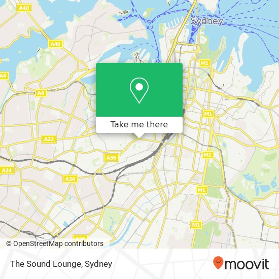 The Sound Lounge map