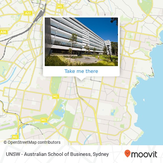 UNSW - Australian School of Business map