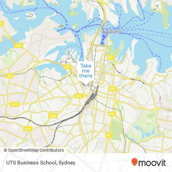 UTS Business School map