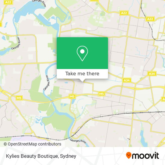 Kylies Beauty Boutique map