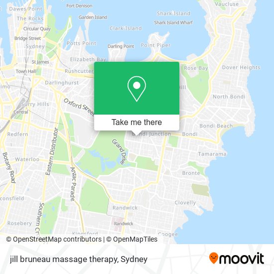 jill bruneau massage therapy map