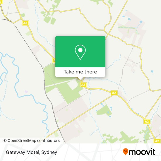 Mapa Gateway Motel
