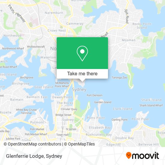 Glenferrie Lodge map