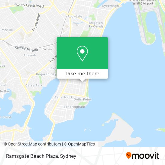 Ramsgate Beach Plaza map