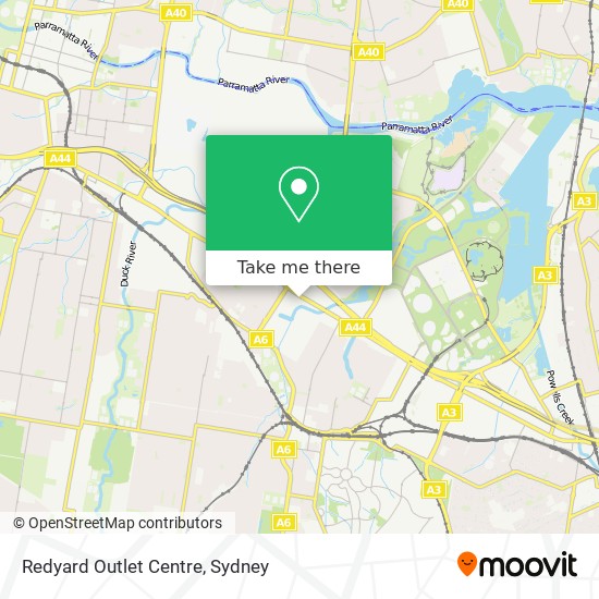 Redyard Outlet Centre map