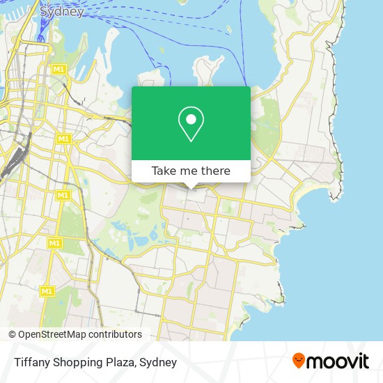 Mapa Tiffany Shopping Plaza