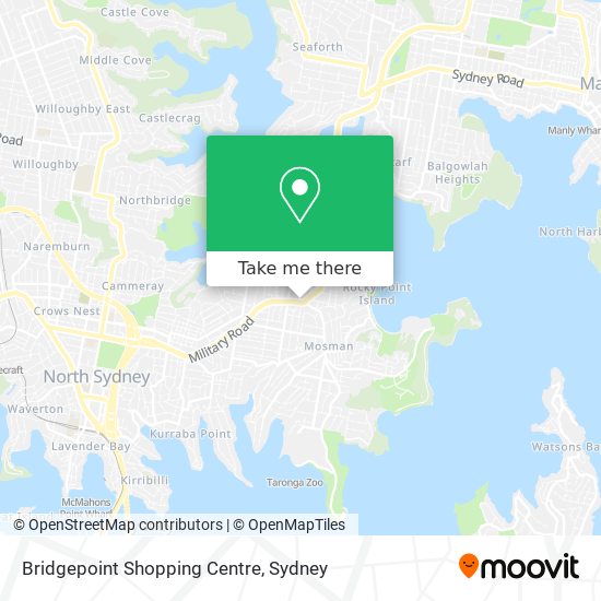 Bridgepoint Shopping Centre map