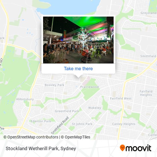 Stockland Wetherill Park map