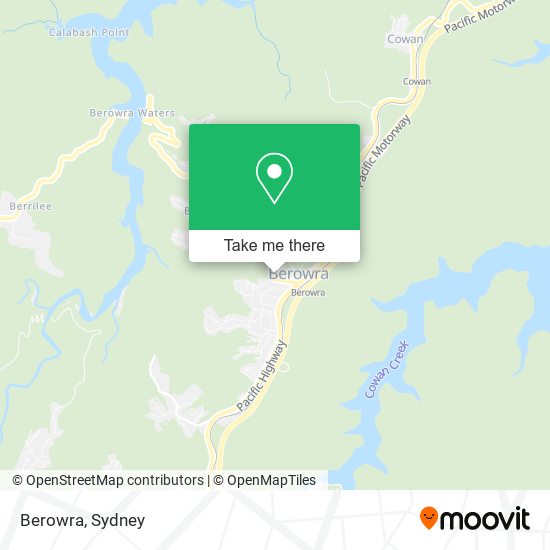 Mapa Berowra