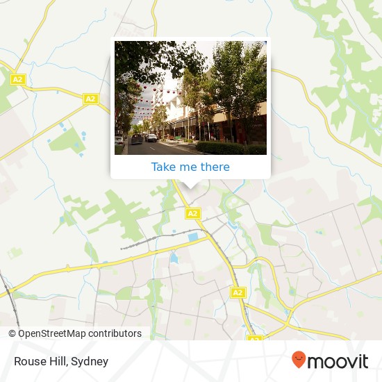 Mapa Rouse Hill