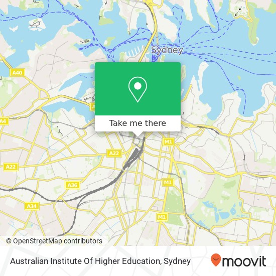 Australian Institute Of Higher Education map