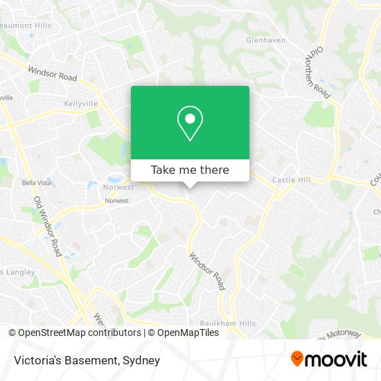 Victoria's Basement map