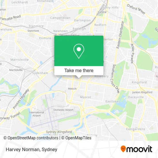 Harvey Norman map