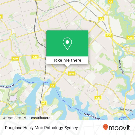 Mapa Douglass Hanly Moir Pathology