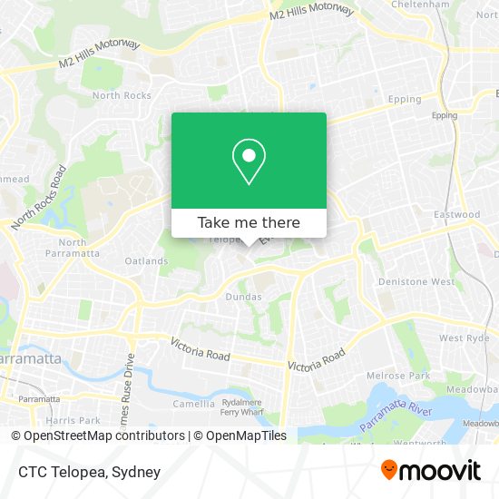 CTC Telopea map