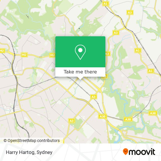 Mapa Harry Hartog