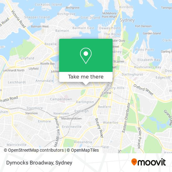 Dymocks Broadway map