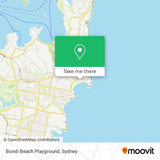 Bondi Beach Playground map