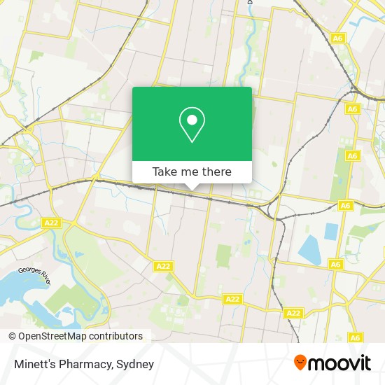 Minett's Pharmacy map