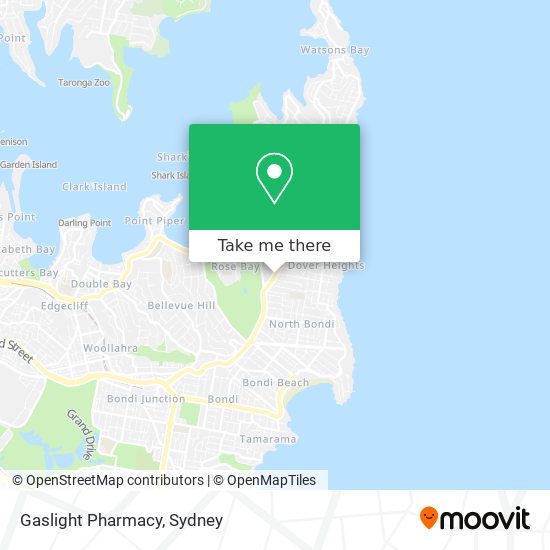 Mapa Gaslight Pharmacy