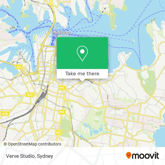 Verve Studio map