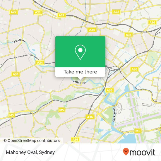 Mahoney Oval map