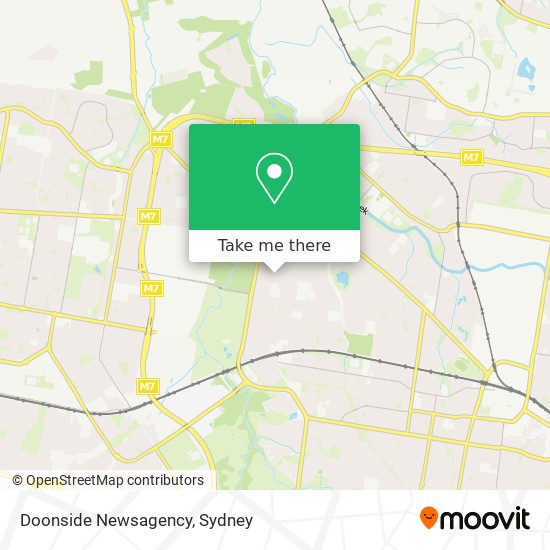 Doonside Newsagency map