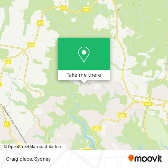 Craig place map