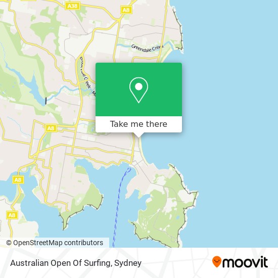 Australian Open Of Surfing map