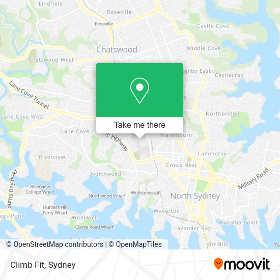Climb Fit map