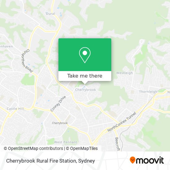 Cherrybrook Rural Fire Station map