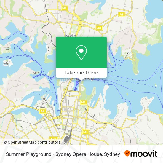 Summer Playground - Sydney Opera House map