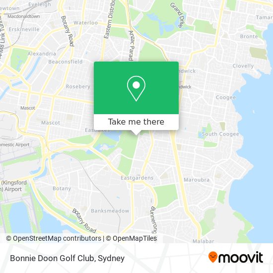 Bonnie Doon Golf Club map