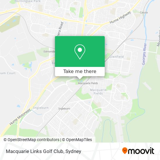 Mapa Macquarie Links Golf Club
