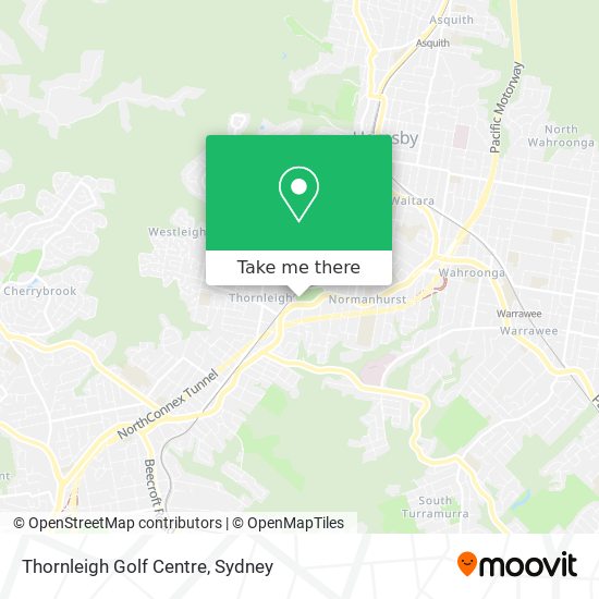 Thornleigh Golf Centre map