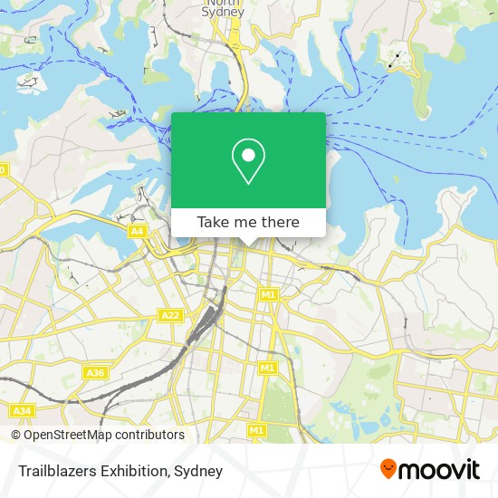 Trailblazers Exhibition map